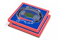 You the Fan Buffalo Bills Stadium View Coaster Set