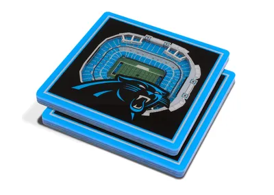 You the Fan Carolina Panthers Stadium View Coaster Set