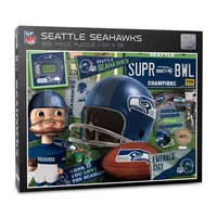 You The Fan Seattle Seahawks Retro Series 500-Piece Puzzle