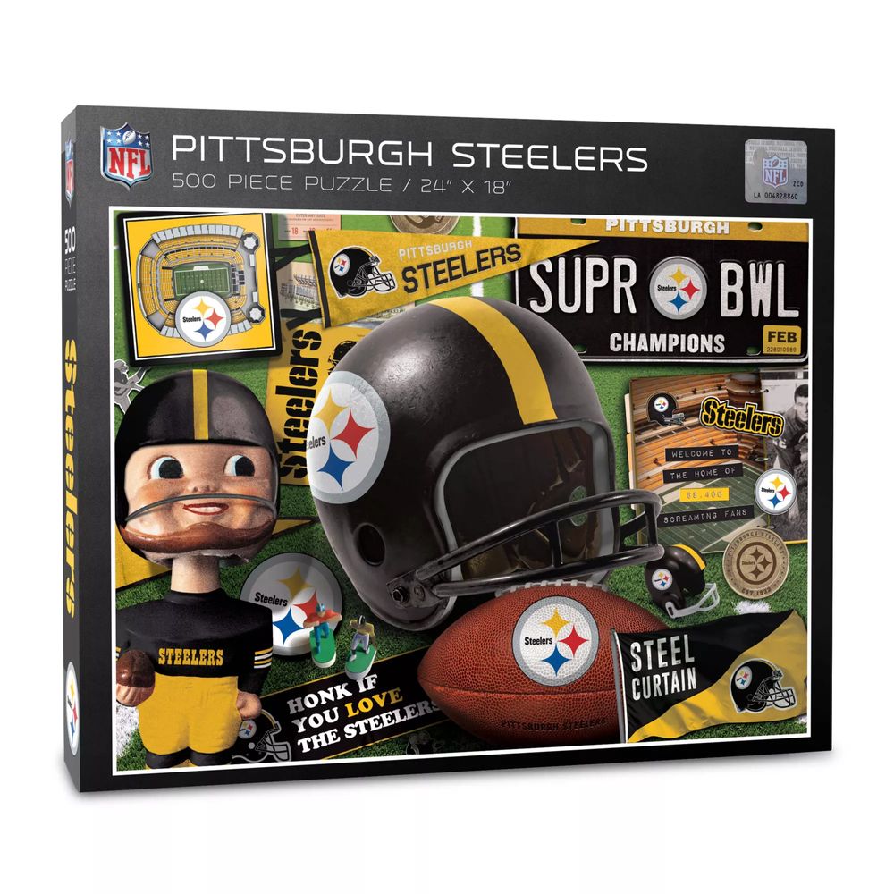 Dick's Sporting Goods You The Fan Pittsburgh Steelers Retro Series  500-Piece Puzzle