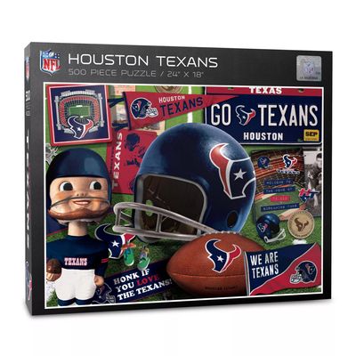 You The Fan Houston Texans Retro Series 500-Piece Puzzle