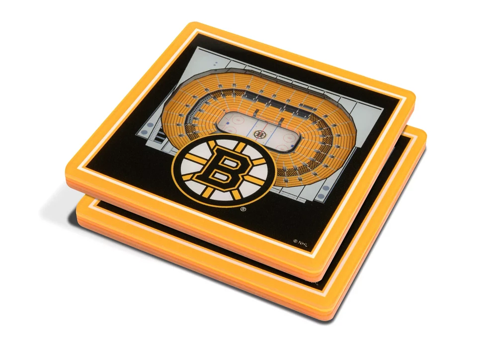 You the Fan Boston Bruins Stadium View Coaster Set