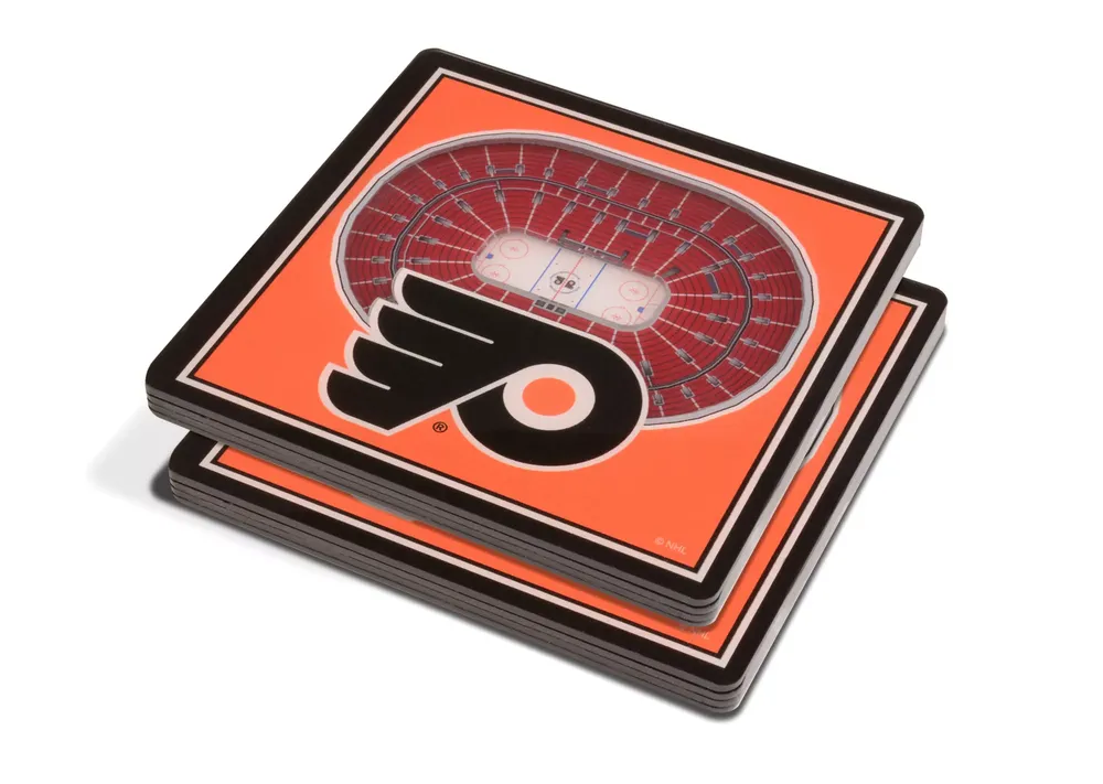 You the Fan Philadelphia Flyers Stadium View Coaster Set