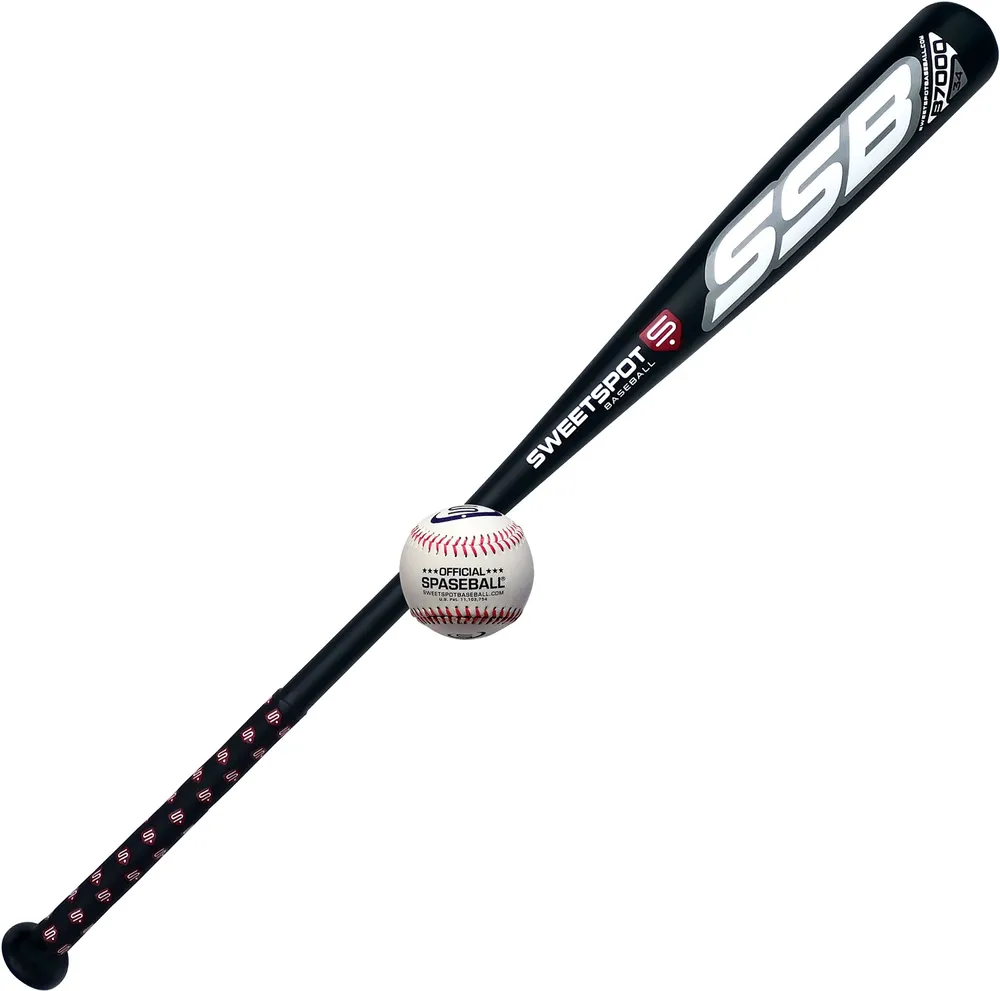 SweetSpot Baseball Senior 34'' Bat and Spaseball Combo