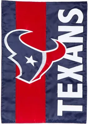 Evergreen Houston Texans Embellish Garden Flag