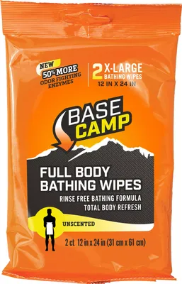 BaseCamp Full Body Bathing Wipes 2-Ct.