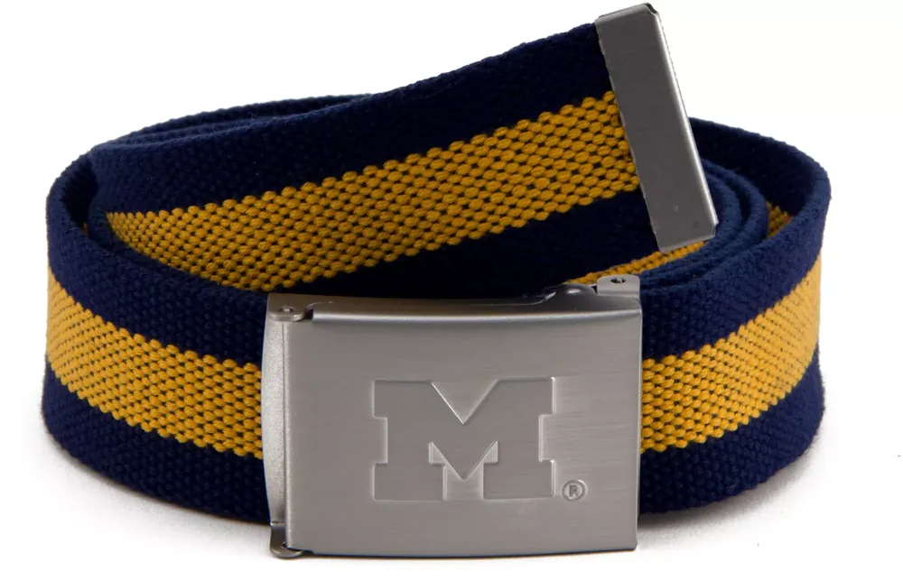 Eagles Wings Michigan Wolverines Fabric Belt