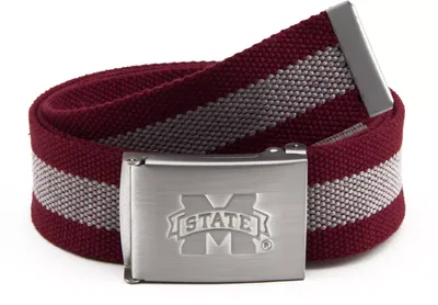 Eagles Wings Mississippi State Bulldogs Fabric Belt