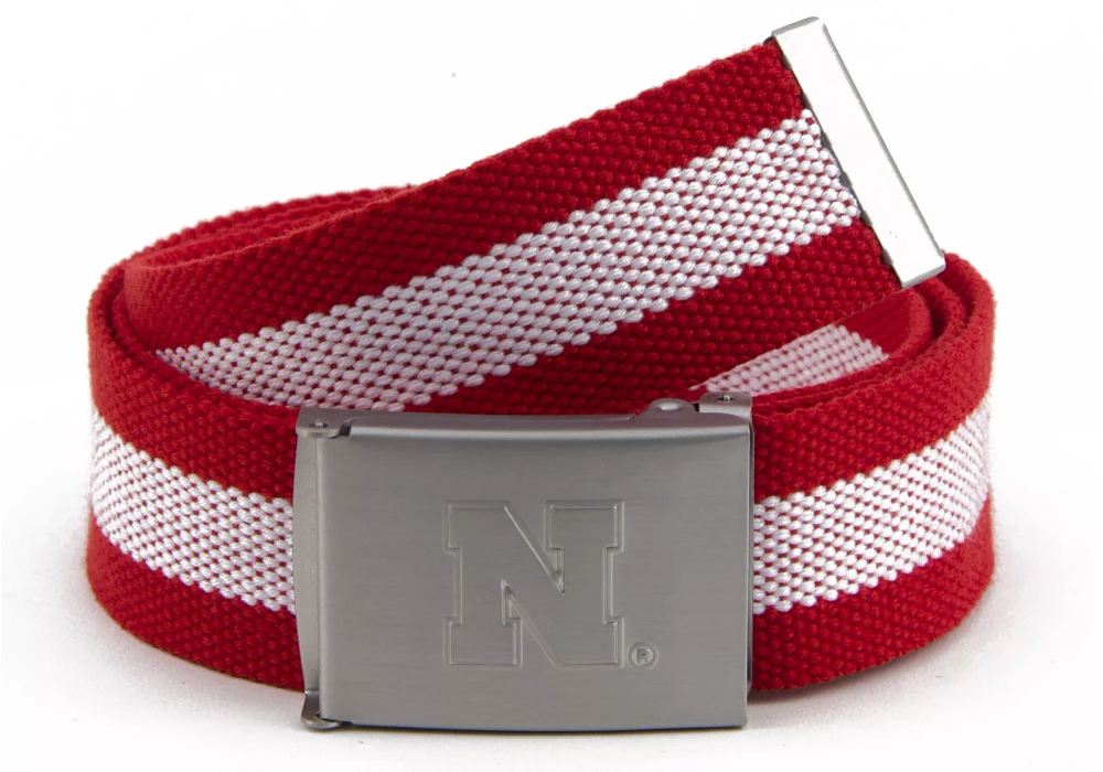 Eagles Wings Nebraska Cornhuskers Fabric Belt