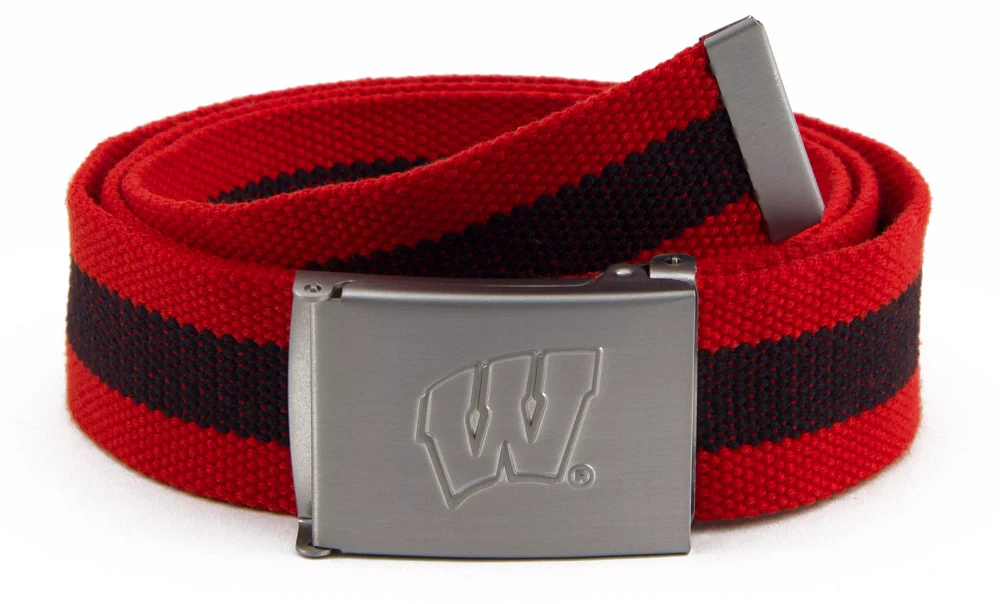 Eagles Wings Wisconsin Badgers Fabric Belt