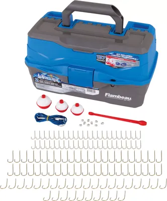 Flambeau Adventurer -Tray 137-Piece Tackle Box Kit