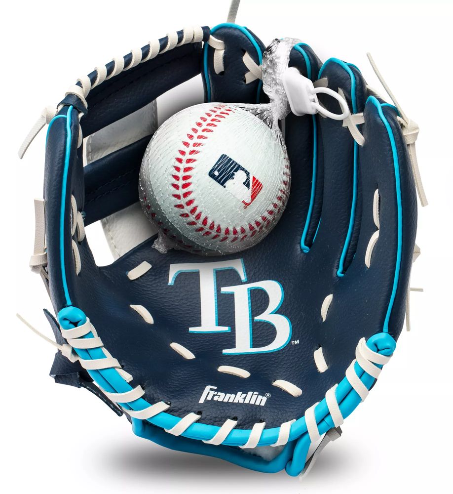 Franklin Youth Tampa Bay Rays Teeball Glove and Ball Set