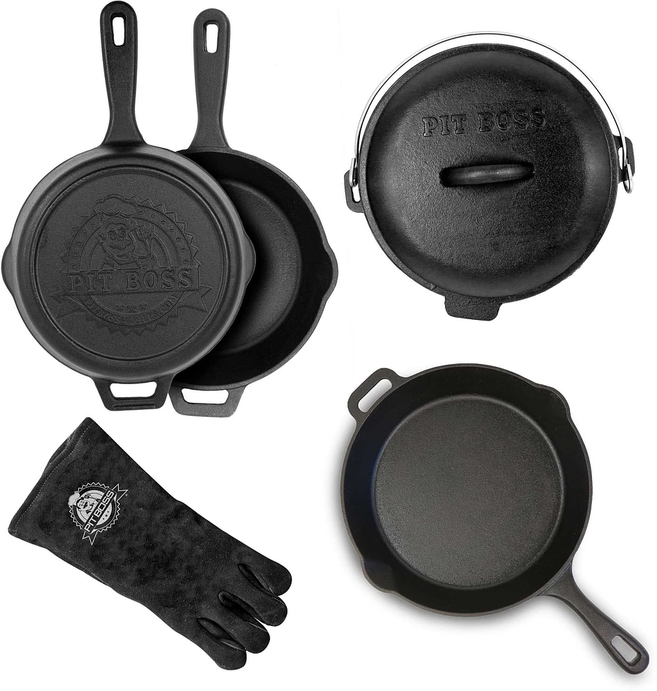 Pit Boss 6-Piece Cast Iron Starter Kit