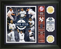 Highland Mint New York Yankees Derek Jeter Hall of Fame 2020 Banner Bronze Coin