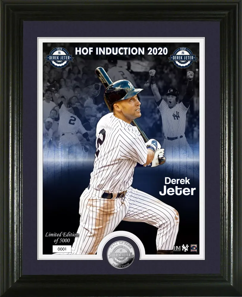 Highland Mint New York Yankees Derek Jeter Hall of Fame 2020 Silver Coin Photo Mint