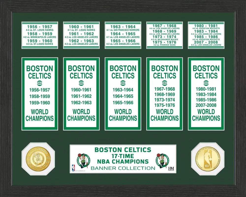 Highland Mint Boston Celtics Banner Bronze Coin Photo Mint