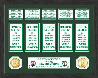 Highland Mint Boston Celtics Banner Bronze Coin Photo Mint