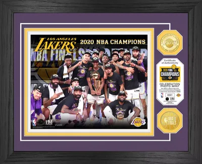 Highland Mint 2020 NBA Champions Los Angeles Lakers Celebration Bronze Coin Photo Mint