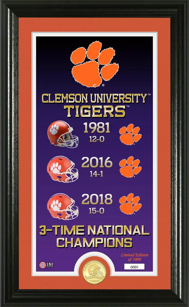 Highland Mint Clemson Tigers Legacy Photo