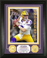 Highland Mint LSU Tigers Joe Burrow Undefeated Bronze Coin Photo Mint