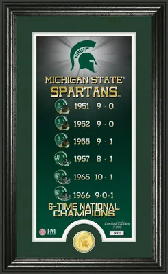 Highland Mint Michigan State Spartans Legacy Photo