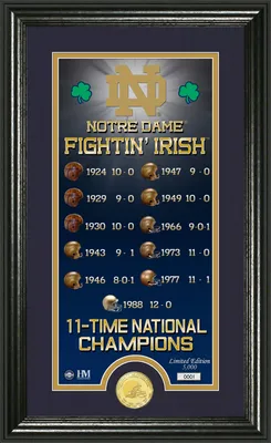 Highland Mint Notre Dame Fighting Irish Legacy Photo