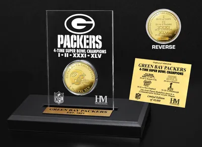 Highland Mint Green Bay Packers Champs Etched Acrylic