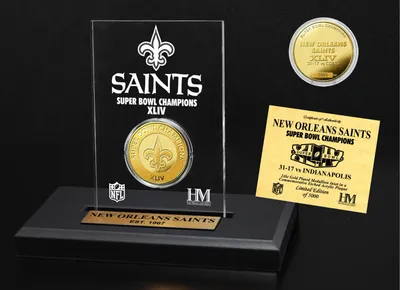 Highland Mint New Orleans Saints Champs Etched Acrylic