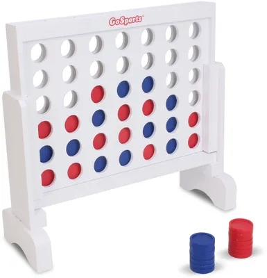 GoSports 1-Foot 4 in a Row Wooden Game