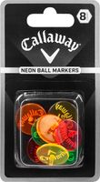 Callaway Neon Mix Ball Markers – 8 Pack