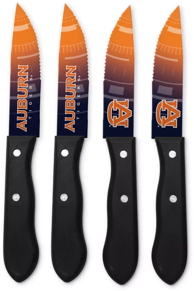 Sports Vault Auburn Tigers Steak Knives