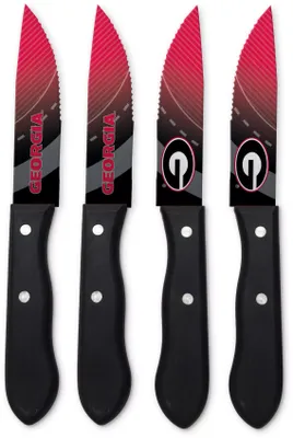 Sports Vault Georgia Bulldogs Steak Knives