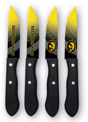 Sports Vault Iowa Hawkeyes Steak Knives