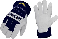 Sports Vault Los Angeles Chargers Work Gloves