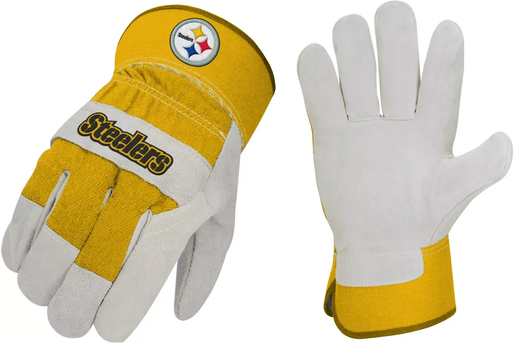 Sports Vault Pittsburgh Steelers Work Gloves