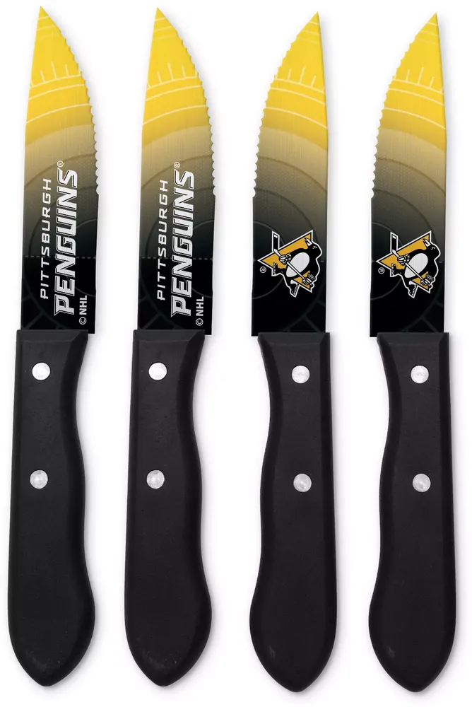 Sports Vault Pittsburgh Penguins Steak Knives