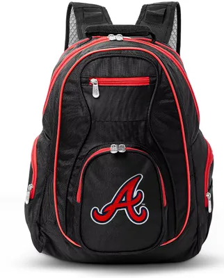 Mojo Atlanta Braves Colored Trim Laptop Backpack