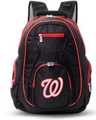 Mojo Washington Nationals Colored Trim Laptop Backpack