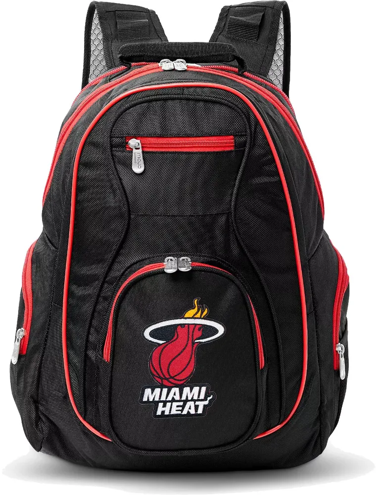 Mojo Miami Heat Colored Trim Laptop Backpack