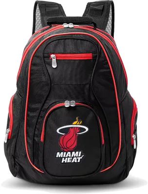 Mojo Miami Heat Colored Trim Laptop Backpack