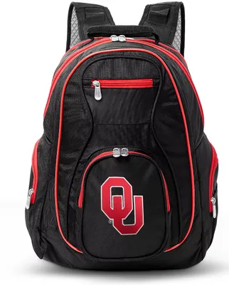 Mojo Oklahoma Sooners Colored Trim Laptop Backpack