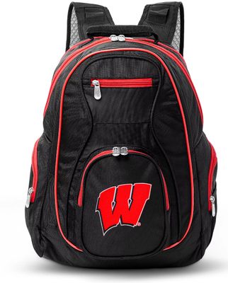 Mojo Wisconsin Badgers Colored Trim Laptop Backpack