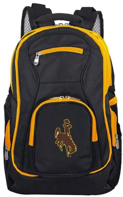 Mojo Wyoming Cowboys Colored Trim Laptop Backpack