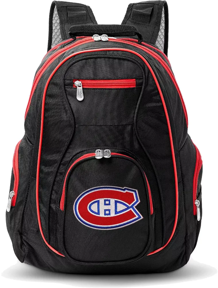 Mojo Montreal Canadiens Colored Trim Laptop Backpack