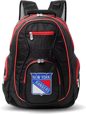 Mojo New York Rangers Colored Trim Laptop Backpack