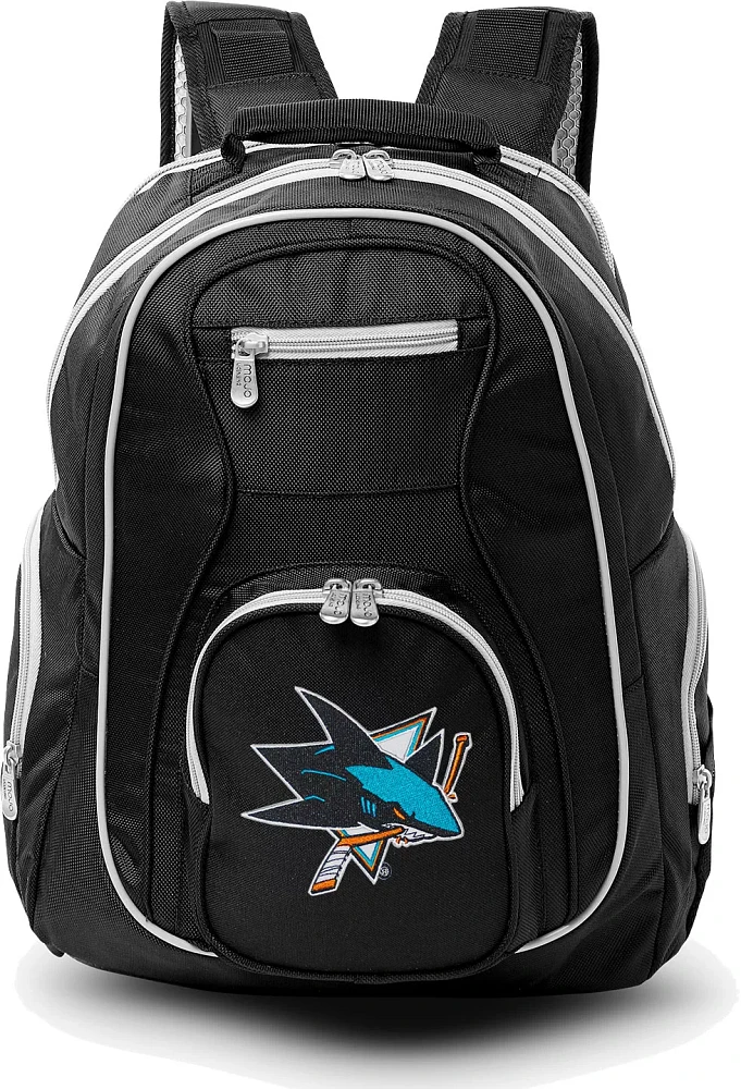 Mojo San Jose Sharks Colored Trim Laptop Backpack