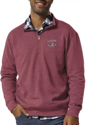 League-Legacy Men's Alabama Crimson Tide Heritage Quarter-Zip Shirt