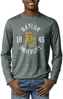 League-Legacy Men's Baylor Bears Green Reclaim Tri-Blend Long Sleeve T-Shirt