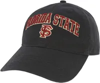 League-Legacy Men's Florida State Seminoles Relaxed Twill Adjustable Black Hat