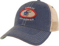 League-Legacy Men's Kansas Jayhawks Blue Old Favorite Adjustable Trucker Hat